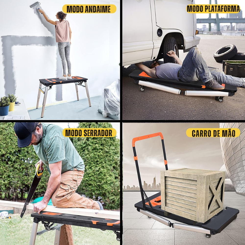 Estação Flex: Sete soluções. Um só equipamento.