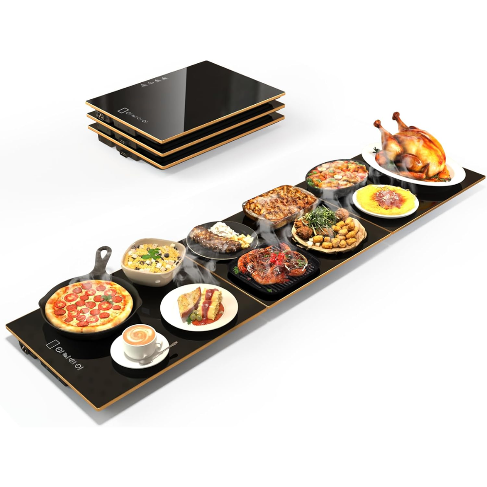 BuffetFlex™ — ajuste a mesa, mantenha o calor.