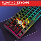 Teclado Gamer RGB SEM FIO Compacto