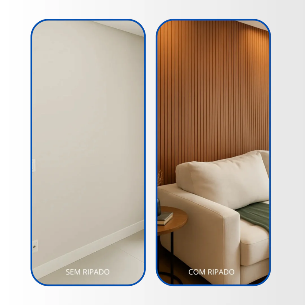 KIT Auréon Painel Ripado EVA Autocolante™