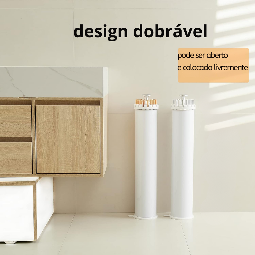 SecaFlex™ — secagem inteligente em qualquer canto.