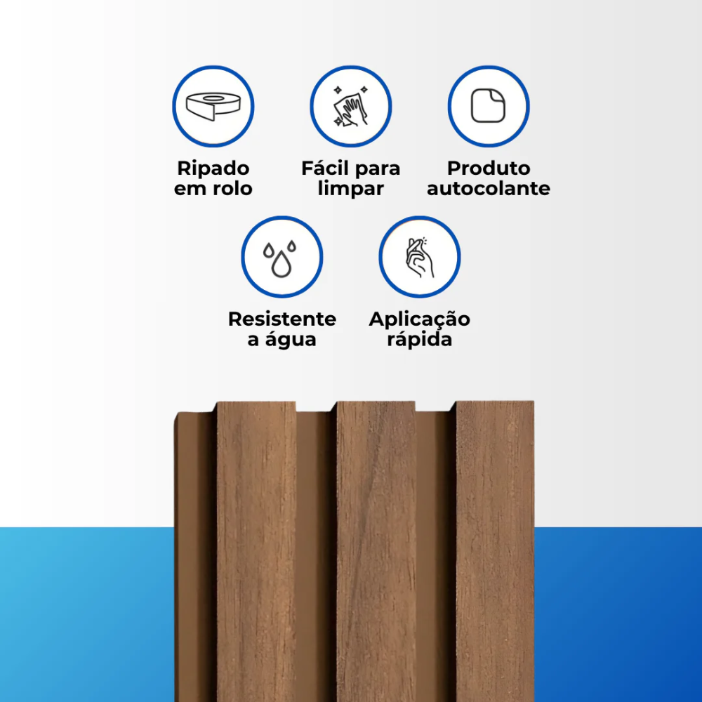 KIT Auréon Painel Ripado EVA Autocolante™