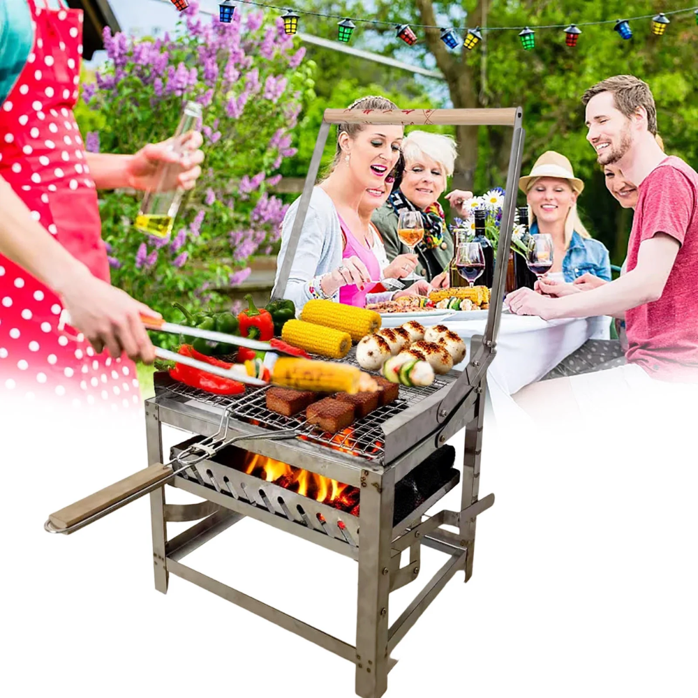 BrasaGrill 360™ — Controle total, ponto perfeito.