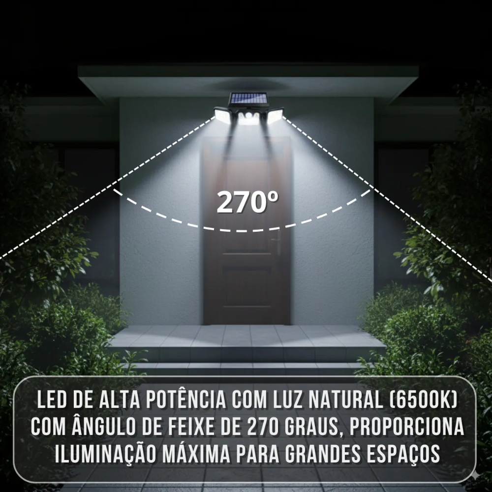 EcoGuard Solar™: Ilumina mais, consome menos.