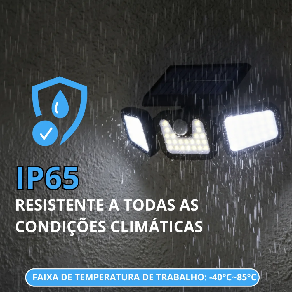 EcoGuard Solar™: Ilumina mais, consome menos.