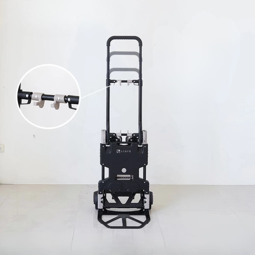 CargoFlex 2 em 1™: Força para carregar, leve para guardar.