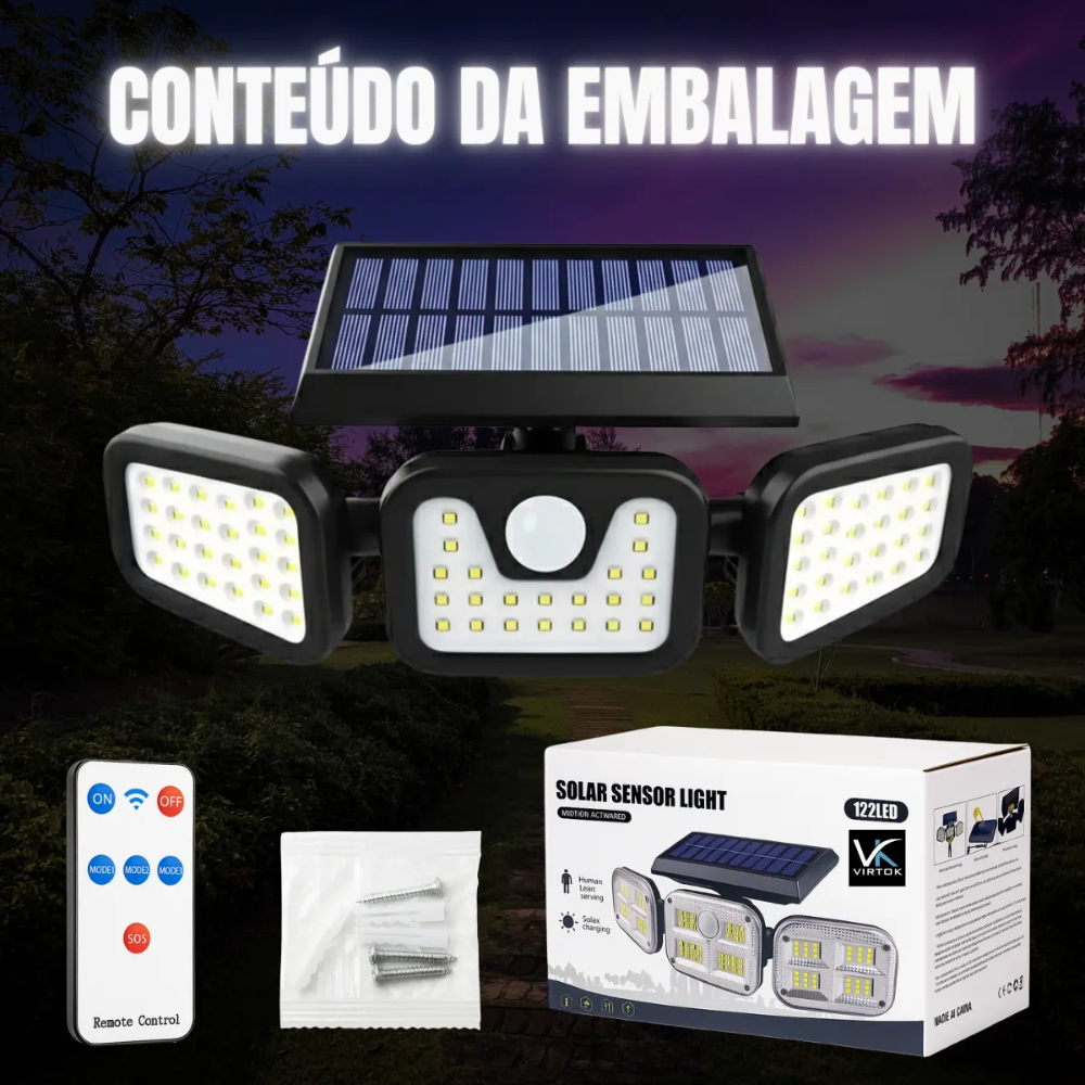 EcoGuard Solar™: Ilumina mais, consome menos.